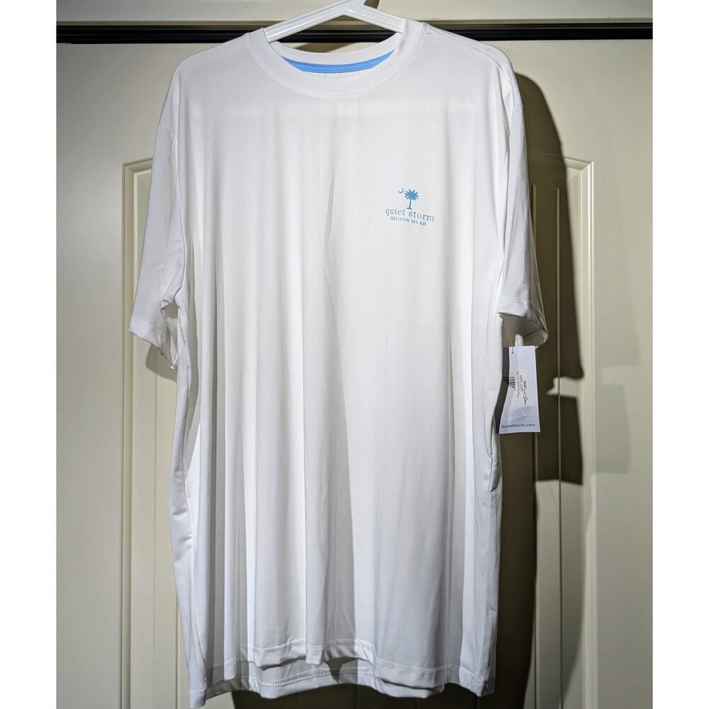 NWT Quiet Storm Hilton Head Rashguard Crew Neck Tee Mens Size XL